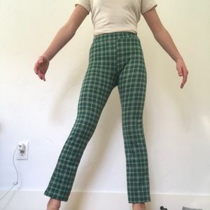 Vintage plaid pants